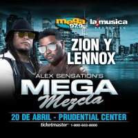 Confirmados Zion y Lennox para La Mega Mezcla de Alex Sensation