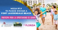 Mega 97.9 te puede enviar a Fort Lauderdale Beach!