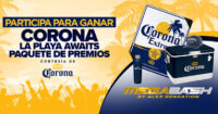 Participa para ganar Corona “La Playa Awaits” Paquete de Premios
